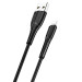 Usams Кабель Usams US-SJ364 USB - Lightning, 1 м, Black (SJ364USB01)