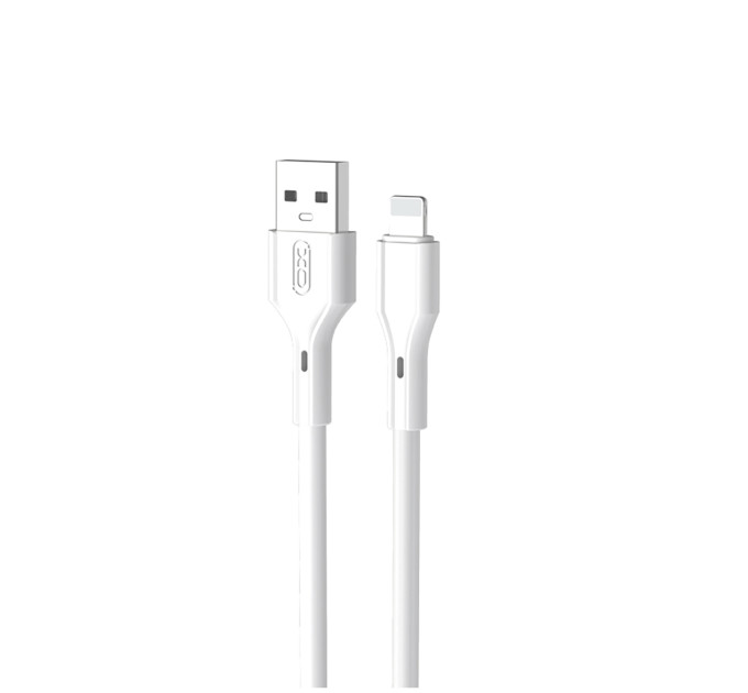 XO Кабель XO NB230 USB - Lightning (M/M), 2.4 A, 1 м, White (NB230-AI.white)