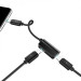 SkyDolphin Перехідник SkyDolphin AU01 Lightning - 2хLightning (M/F), Black (ADPT-00026)