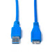 Prologix Кабель ProLogix USB - micro USB Type-B V 3.0 (M/M), 1.8 м, синій (PR-USB-P-12-30-18m)