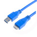 Prologix Кабель ProLogix USB - micro USB Type-B V 3.0 (M/M), 1.8 м, синій (PR-USB-P-12-30-18m)