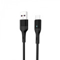 SkyDolphin Кабель SkyDolphin S06V LED Smart Power USB - micro USB (M/M), 1 м, Black (USB-000559)