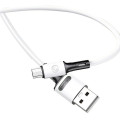 Usams Кабель Usams US-SJ435 USB - Micro USB, 1 м, White (SJ435USB01)