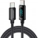Essager Дата кабель USB-C to USB-C 1.0m 100W LED black Essager (EXCTT1-XY01-P)