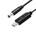 ColorWay Кабель ColorWay для роутера 12V (USB-DC 5.5х2.5mm) 1 м, Black (CW-CBUD067-BK)