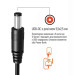 ColorWay Кабель ColorWay для роутера 12V (USB-DC 5.5х2.5mm) 1 м, Black (CW-CBUD067-BK)
