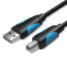 Vention Кабель для принтера Vention USB - USB Type-B (M/M), 1 м, Black (VAS-A16-B100)