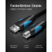 Vention Кабель для принтера Vention USB - USB Type-B (M/M), 3 м, Black (VAS-A16-B300)