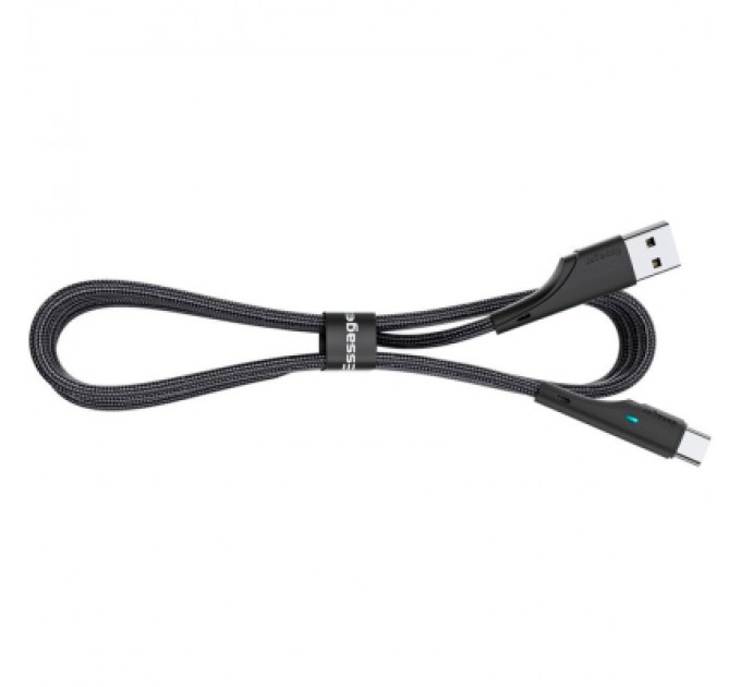 Essager Дата кабель USB 2.0 AM to USB-C 3.0m black Essager (EXCT-LSC01)