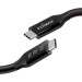 Edimax Кабель Edimax UC4 V2 USB Type-C - USB Type-C (M/M), Thunderbolt 3, 240 W, 20 V, 5 A Max, 1 м, Black (UC4-010TB)