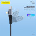Foneng Кабель Foneng X92 4-in-1 (60W) USB/USB-C - USB-C/Lightning, 1 м, Black (X92-CA-FIO)