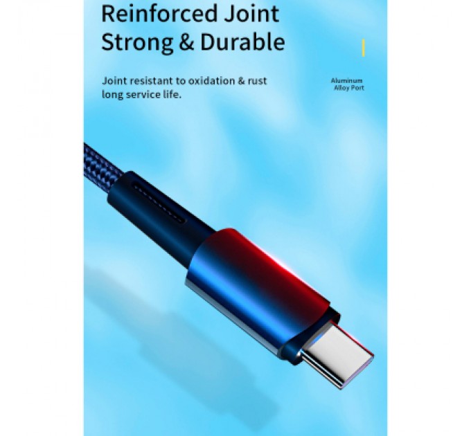 Essager Дата кабель USB 2.0 AM to USB-C 1.0m 100W black Essager (EXC7A-CG01-P)