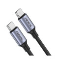 Foneng Кабель Foneng X95 Metal Head Braided Cable USB-C - USB-C 60W 1.2м Black (X95-CA-TCTC)
