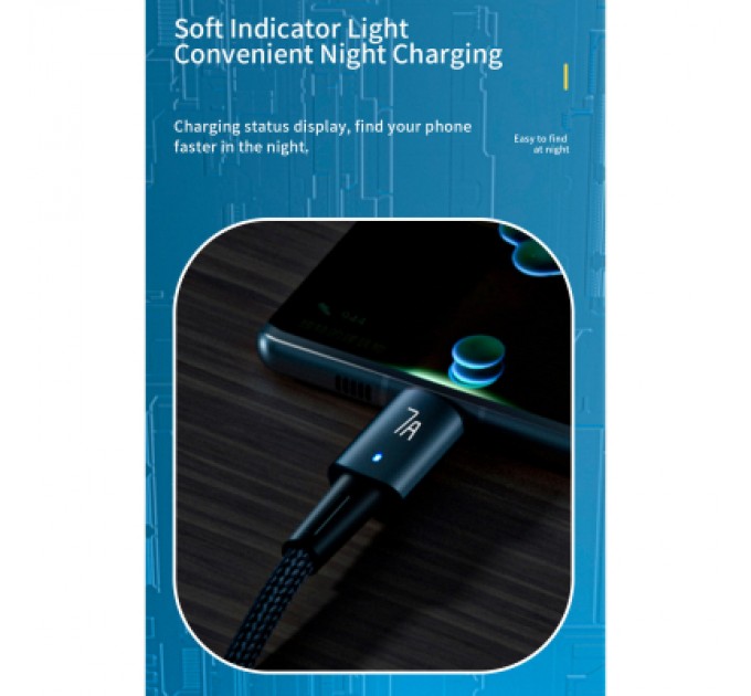 Essager Дата кабель USB 2.0 AM to USB-C 1.0m 100W black Essager (EXC7A-CG01-P)