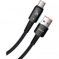 Essager Дата кабель USB 2.0 AM to USB-C 3.0m 100W black Essager (EXC7A-CGC01-P)