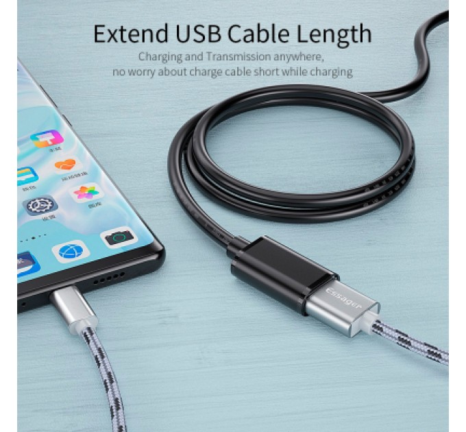 Essager Дата кабель USB 3.0 AM/AF 1.5m Essager (EXCAM-YTA01)