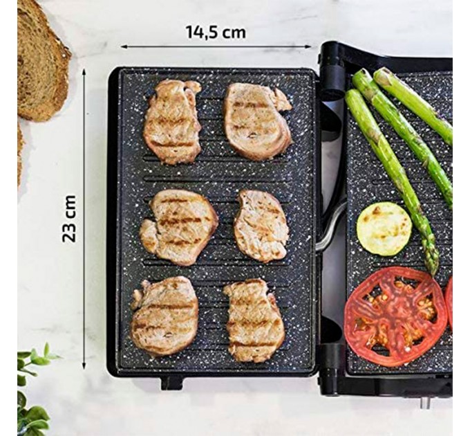 Cecotec Гриль Cecotec Rock`nGrill 750 Full Open CCTC-03011 (8435484030113)