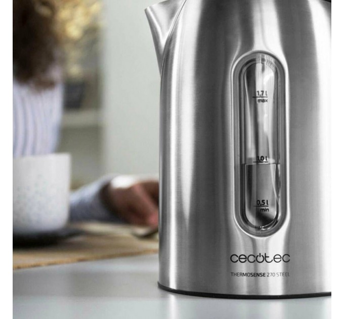 Cecotec Електрочайник Cecotec ThermoSense 270 Steel CCTC-01514 (8435484015141)