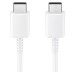 Samsung Кабель Samsung USB Type-C - USB Type-C (M/M), 1 м, White (EP-DA705BWRGRU) OEM