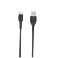 SkyDolphin Кабель SkyDolphin S22T Soft Silicone USB - USB Type-C (M/M), 1 м, Black (SDUSB-000604)