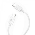 SkyDolphin Кабель SkyDolphin S57T USB Type-C - USB Type-C (M/M), PD 18W, 1 м, White (USB-000546)
