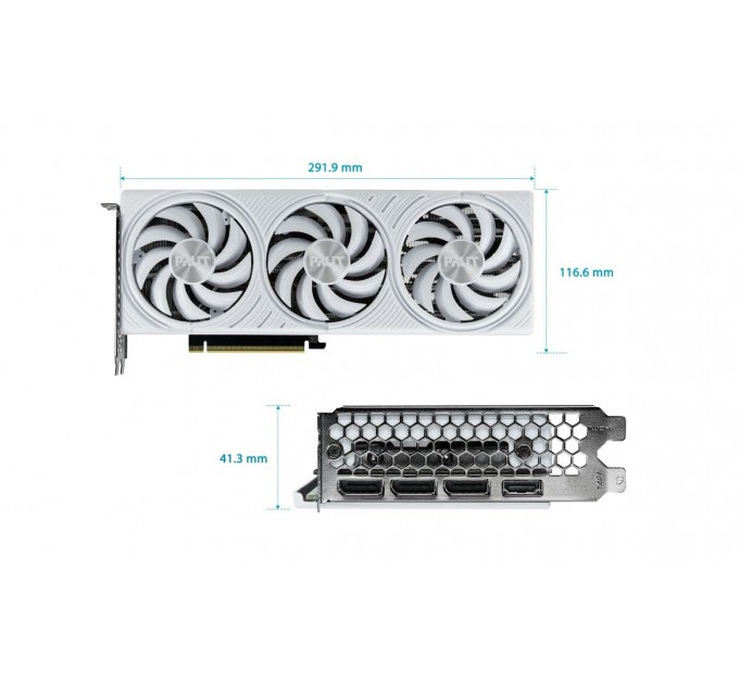 Palit Відеокарта GF RTX 5070 12GB GDDR7 White OC Palit (NE75070U19K9-GB2050W)