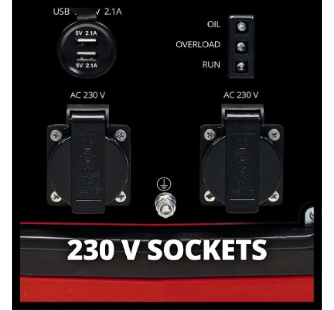 Einhell Генератор Einhell інверторний TC-IG 2000, 230В (1 фаза), 1.8/2kW, ручний старт, 21.6кг (4152590)
