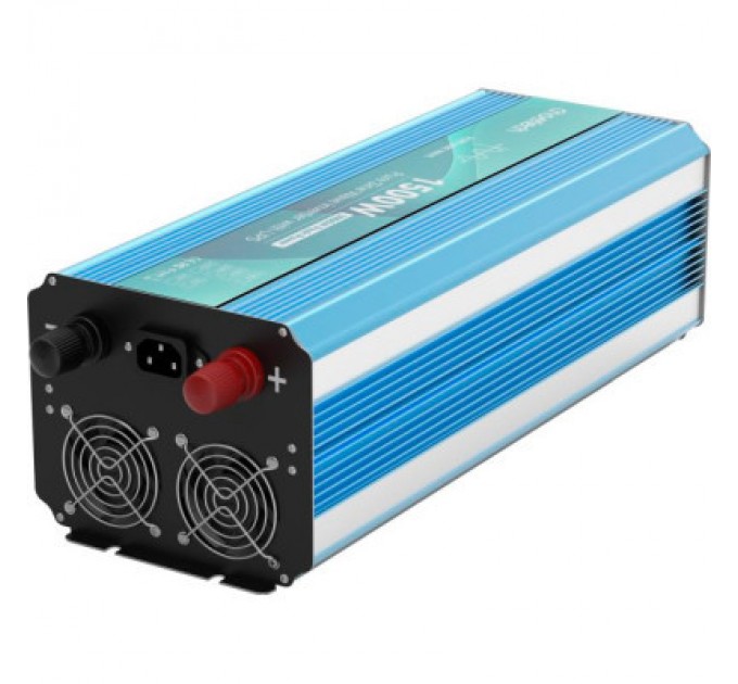 Choetech Автомобільний інвертор Choetech 12/220V 1500Вт, з функцією ДБЖ, чиста синусоїда (INV-C1500WUPS-EU)