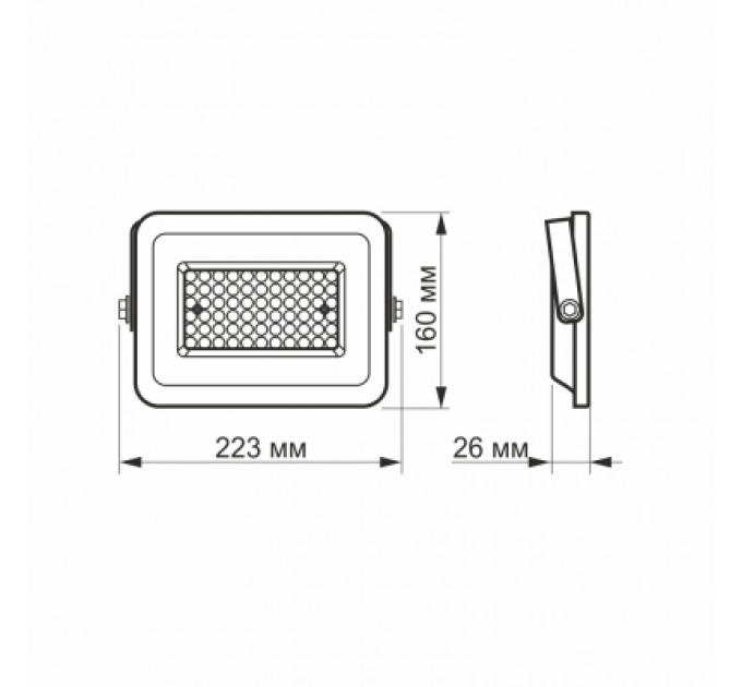 Videx Прожектор Videx LED  50W 5000K 220V (VL-F2e-505W)