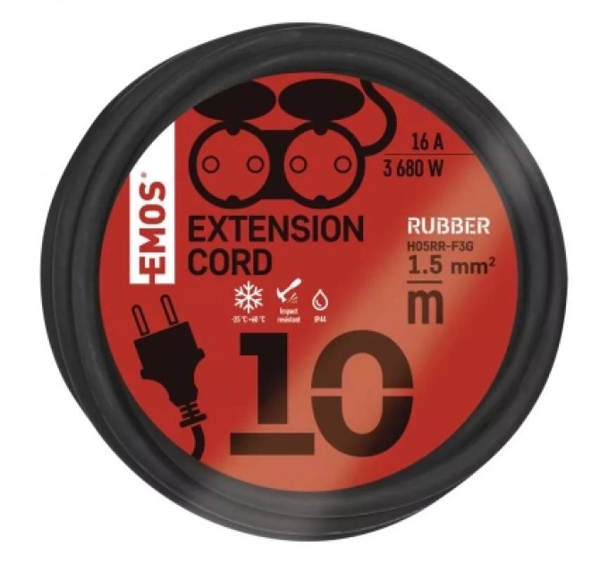 EMOS Мережевий подовжувач EMOS P0701