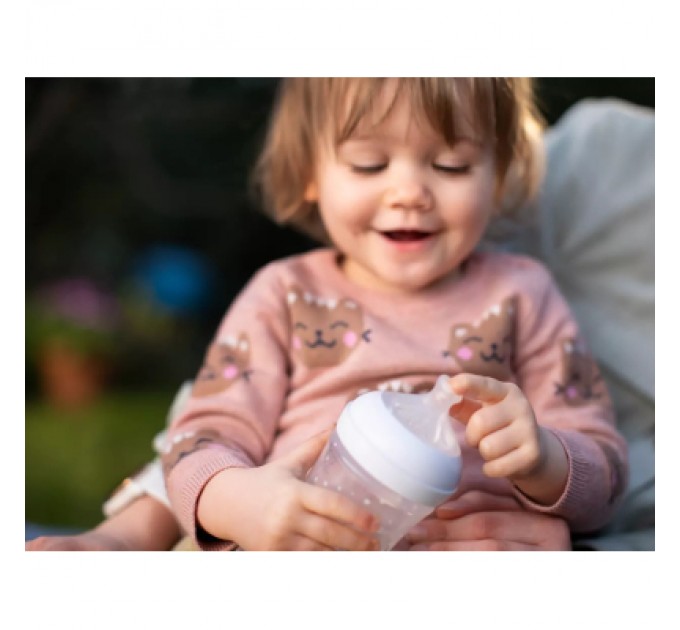 Philips AVENT Соска Philips AVENT Natural силіконова, Природний потік, 6 міс+, 2 ш (SCY966/02)