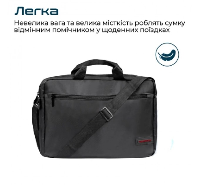 Promate Сумка для ноутбука Promate 15.6" Gear-MB black (gear-mb.black)