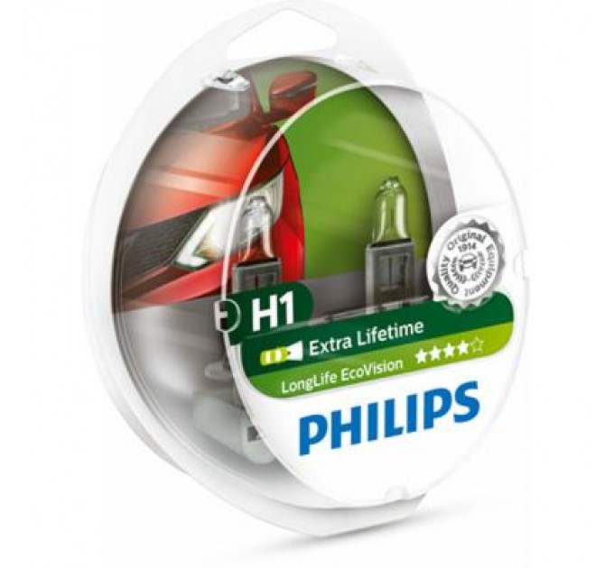 Philips Автолампа Philips галогенова 55W (12258 LLECO S2)