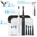 Pecham Набір зубних щіток Pecham Black and White Travel Set PC-084 (0290119010100)