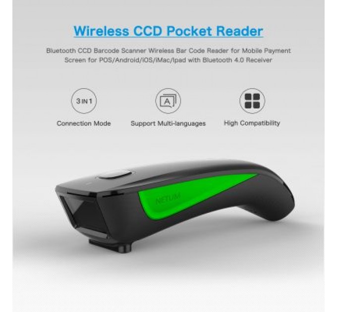 Netum Сканер штрих-коду Netum C740 Bluetooth (C740)