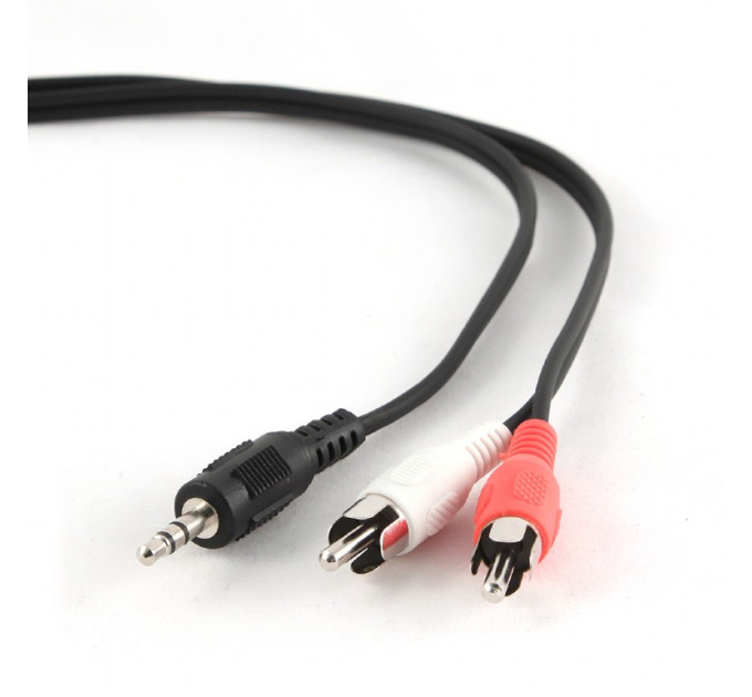 Cablexpert Аудіо-кабель Cablexpert 3.5 мм - 2хRCA (M/M), 2.5 м, Black (CCA-458-2.5M)