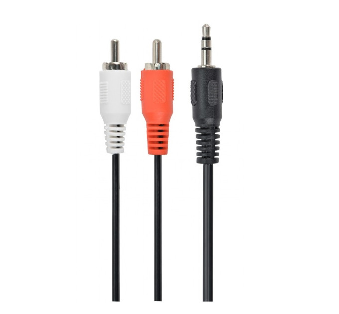 Cablexpert Аудіо-кабель Cablexpert 3.5 мм - 2хRCA (M/M), 2.5 м, Black (CCA-458-2.5M)