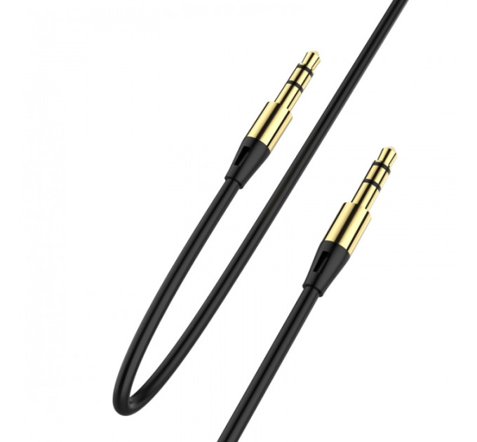SkyDolphin Аудіо-кабель SkyDolphin SR07 3.5 мм - 3.5 мм (M/M), 1 м, Black (SDAUX-000052)