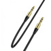 SkyDolphin Аудіо-кабель SkyDolphin SR07 3.5 мм - 3.5 мм (M/M), 1 м, Black (SDAUX-000052)