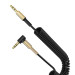 SkyDolphin Аудіо-кабель SkyDolphin SR08 Spring Wire 3.5 мм - 3.5 мм (M/M), 1 м, Black (SDAUX-000062)