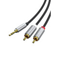 Cabletime Кабель Cabletime 3.5 мм - 2xRCA (M/M), 1 м, Black (CF13H)
