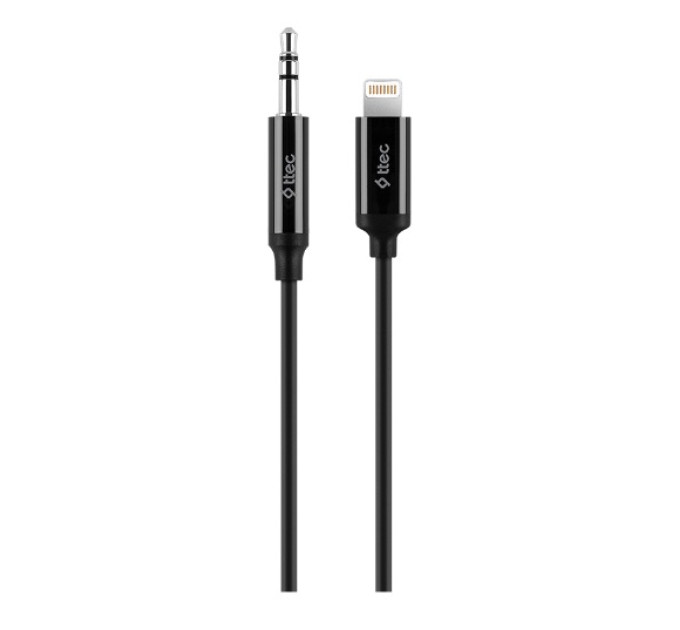Ttec Кабель Ttec 3.5 мм - Lightning (M/M), 1 м, Black (2DK42S)