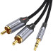 Vention Кабель Vention 3.5 мм - 2xRCA (M/M), 1.5 м, Black (BCNBG)