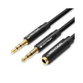 Vention Кабель Vention 3.5 мм - 2х3.5 мм (M/F), 1 м, Black (BBTBF)