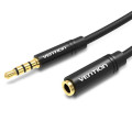 Vention Кабель Vention 3.5 мм - 3.5 мм (M/F), 2 м, Black (BHBBH)