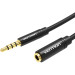 Vention Кабель Vention 3.5 мм - 3.5 мм (M/F), 2 м, Black (BHBBH)