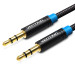 Vention Кабель Vention 3.5 мм - 3.5 мм (M/M), 1 м, Black (P350AC100-B-M)