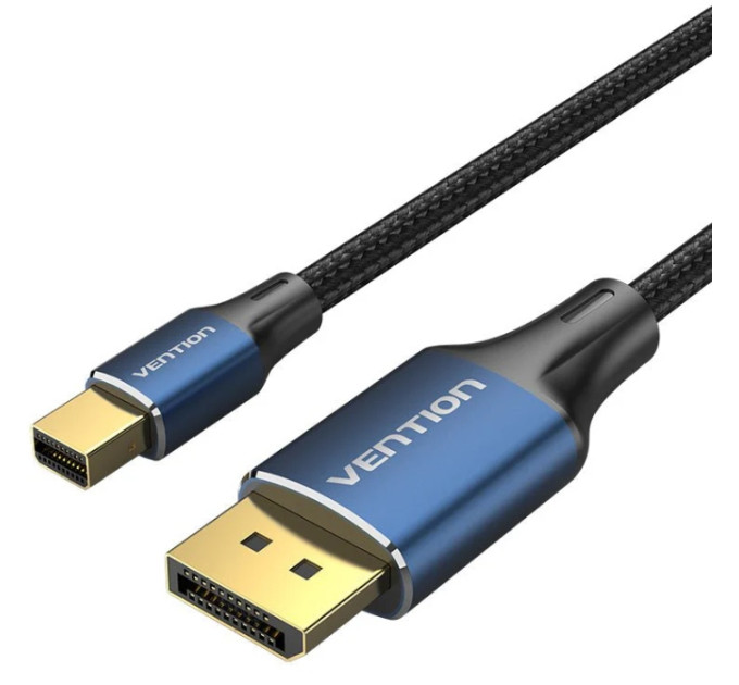 Vention Кабель Vention mini DisplayPort - DisplayPort (M/M), 1.5 м, Black (HCFLG)