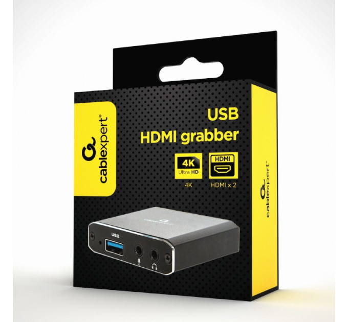 Cablexpert Адаптер Cablexpert HDMI - HDMI+USB+3.5 мм (F/F), Black (UHG-4K2-01)