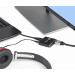 Cablexpert Адаптер Cablexpert HDMI - HDMI+USB+3.5 мм (F/F), Black (UHG-4K2-01)